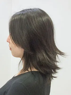 卒園式前バサバサの髪