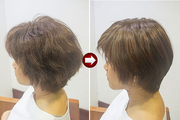 トリートメント効果が長持ちする髪質改善で艶髪