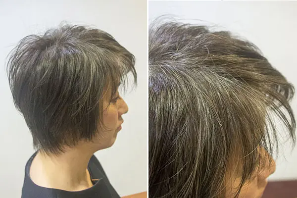 グレイヘアを生かした白髪染め白髪３割