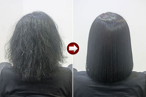 60代女性のくせ毛を髪質改善トリートメントで艶髪効果を長持ちさせる