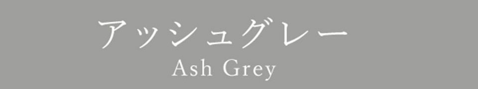 ヘアカラーアッシュグレー色見本